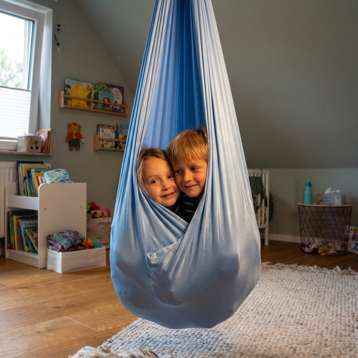 Nubbli Therapieschaukel in Airy Blue