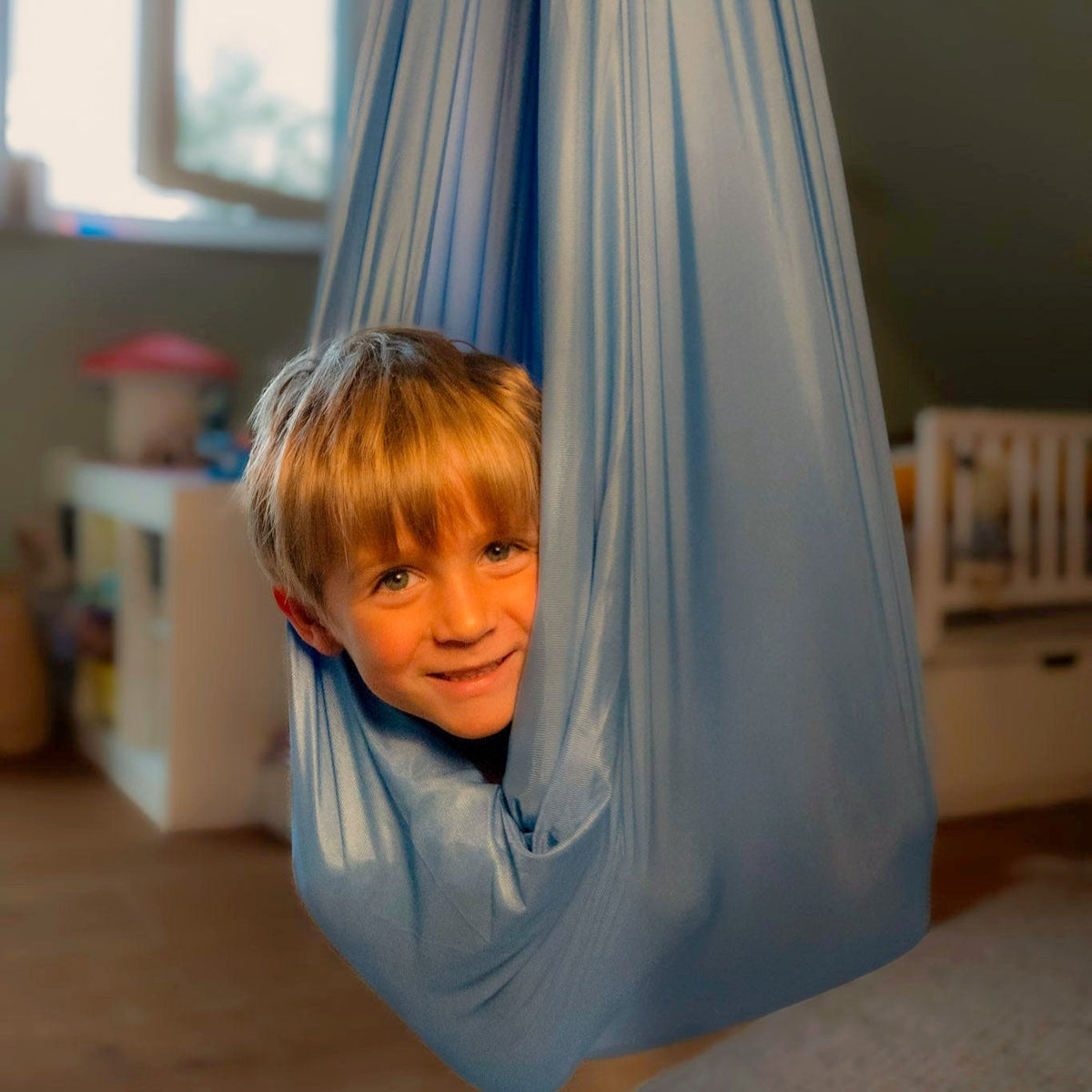 Nubbli Therapieschaukel in Airy Blue